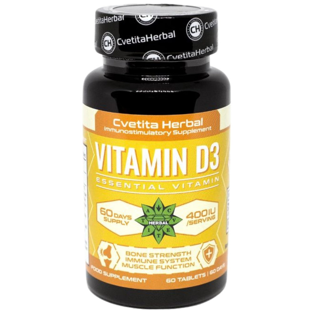 Vitamine D3 400 IU 60 comprimés