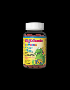 BigFriends Vitamin D3 for Kids 600 IU - 60 gummies - Nutra Best Europe