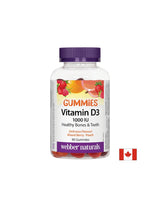 Gummies de vitamine D3/vitamine D3, 1000 UI, 90 comprimés de gelée