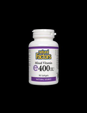 Vitamin E 400 IU · Natural Source 268 mg - 90 Gel capsules - Nutra Best Europe