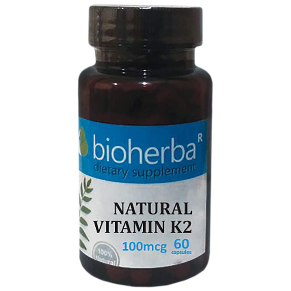 Vitamine naturelle K2 100 mcg - 60 capsules