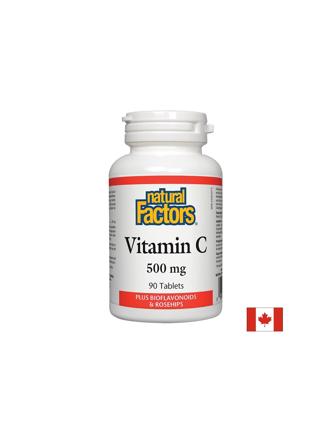 Vitamine C 500 mg + hanches roses - 90 comprimés