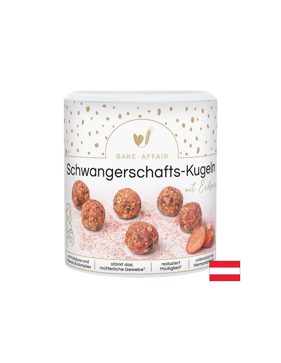 Mélange de vitamines pour les bonbons végétaliens pour les femmes enceintes avec des fraises, 190 g