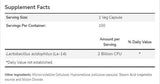 Acidophilus deux milliards - 100 capsules