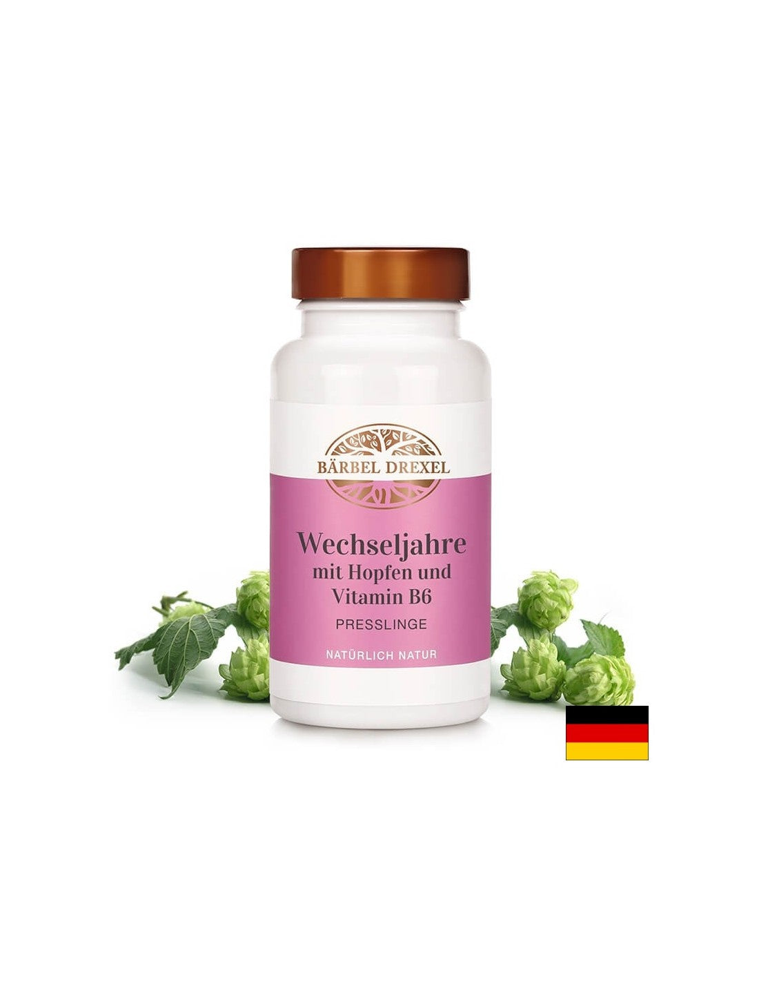 Formule naturelle pour la ménopause – Avec du houblon, de la vitamine B6 et d'autres ingrédients naturels, 240 comprimés <tc>Bärbel Drexel</tc>
