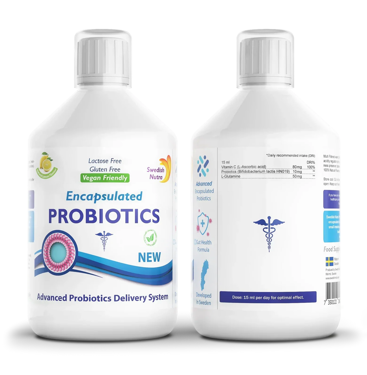 Probiotique liquide (microencapsulé) x 500 ml (végétalien)