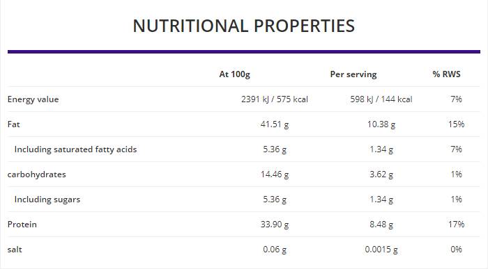 Beurre d'arachide + protéine 500 grammes