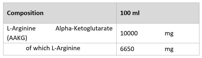 Aakg Nitro Shot | 10 000 mg aakg - 100 ml