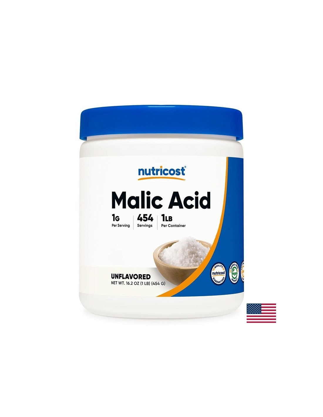Acide malique, 454 g de poudre