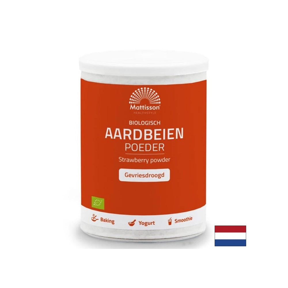 Poudre de fraise - riche en vitamine C et saveur naturelle, 125 g