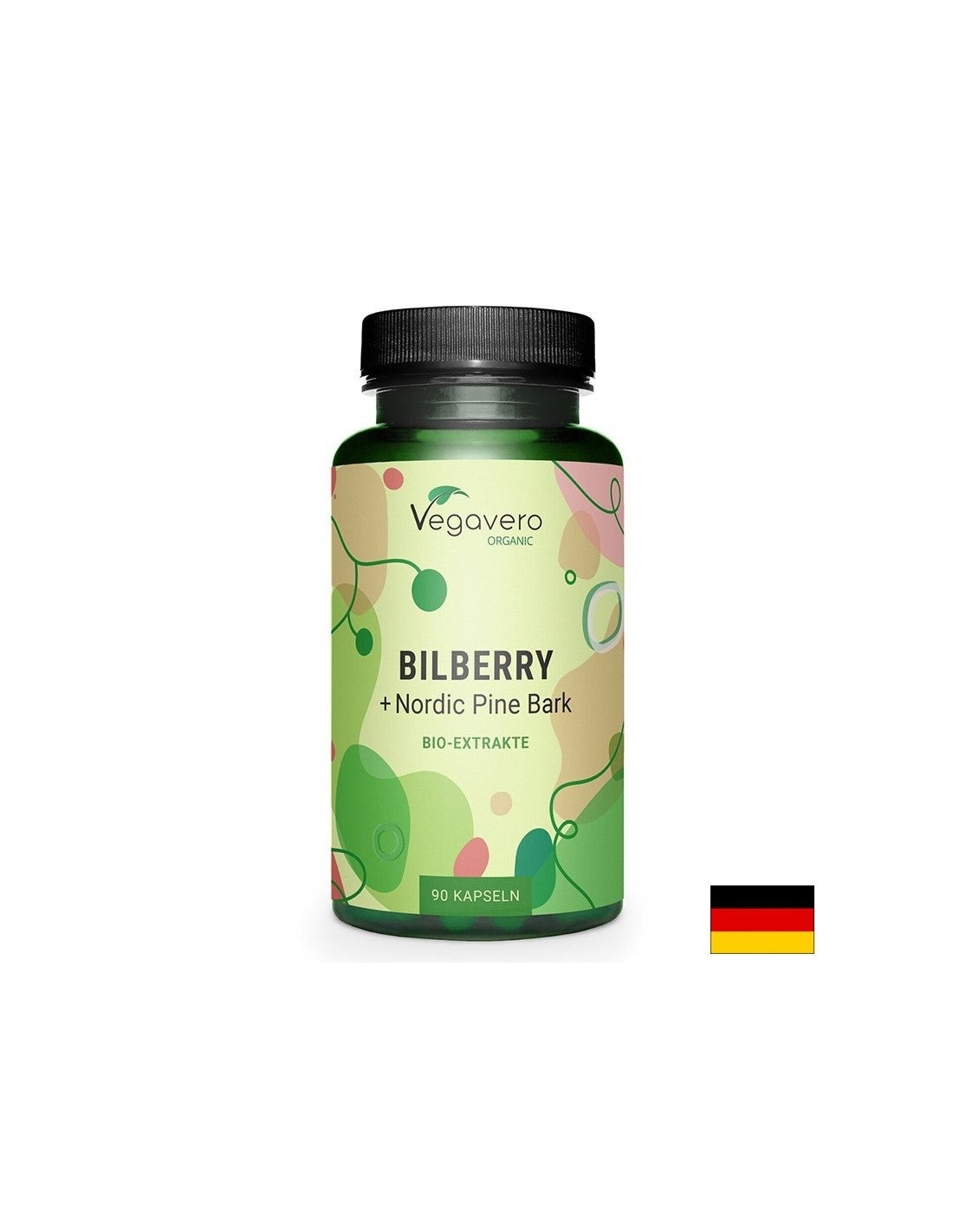 Eyes sains et cœur - BlackBerry + Méditerranée Pine Extrait, 90 Capsules