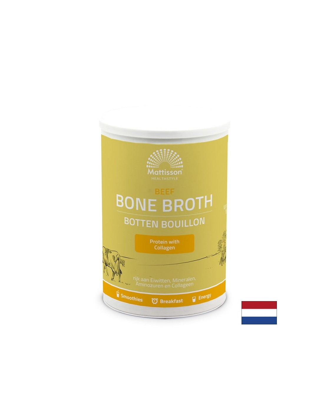 Joints sains et belle peau - poudre de bouillon d'os de boeuf, 250 g