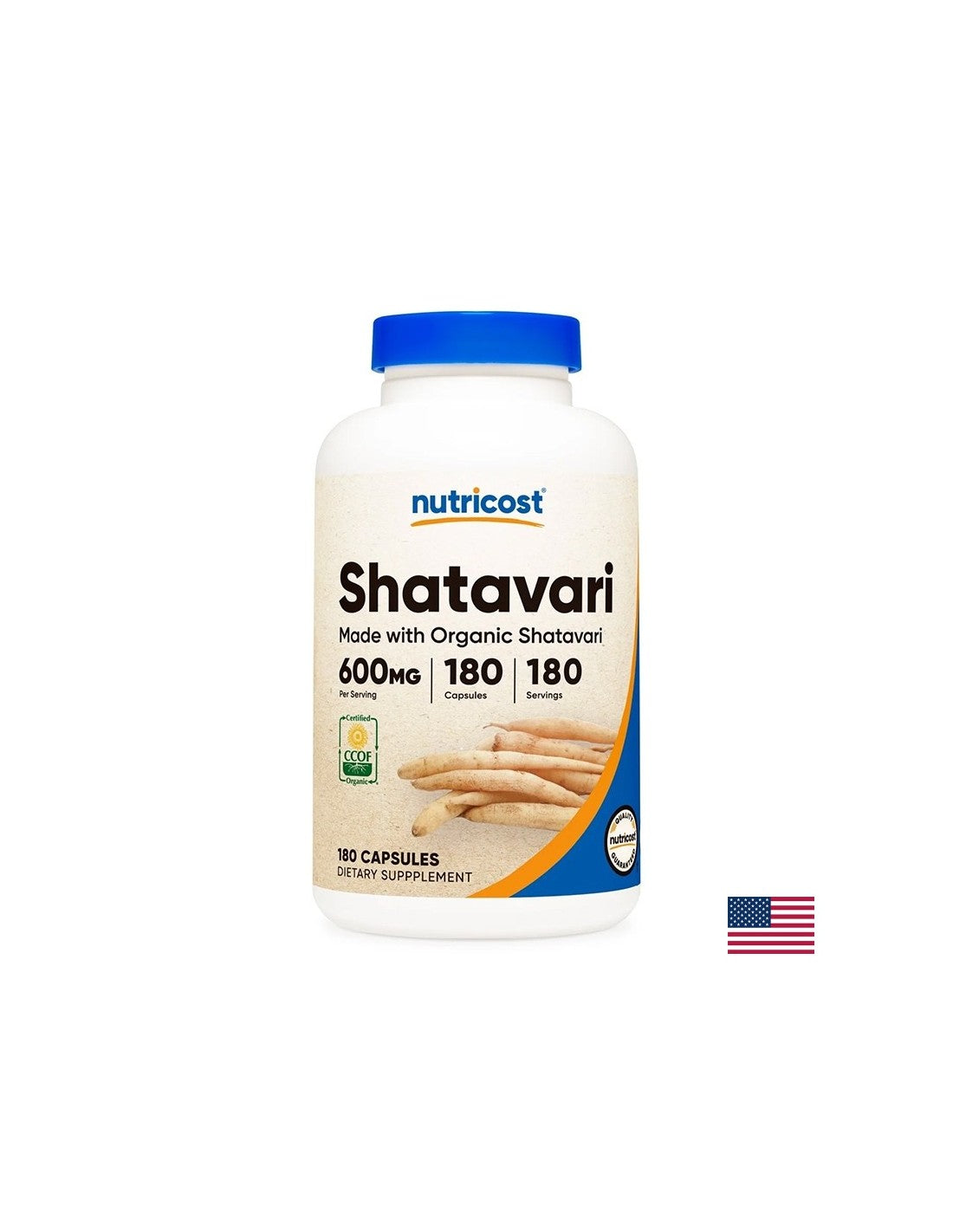 Santé des femmes - Shatavari (racine), 600 mg x 180 capsules
