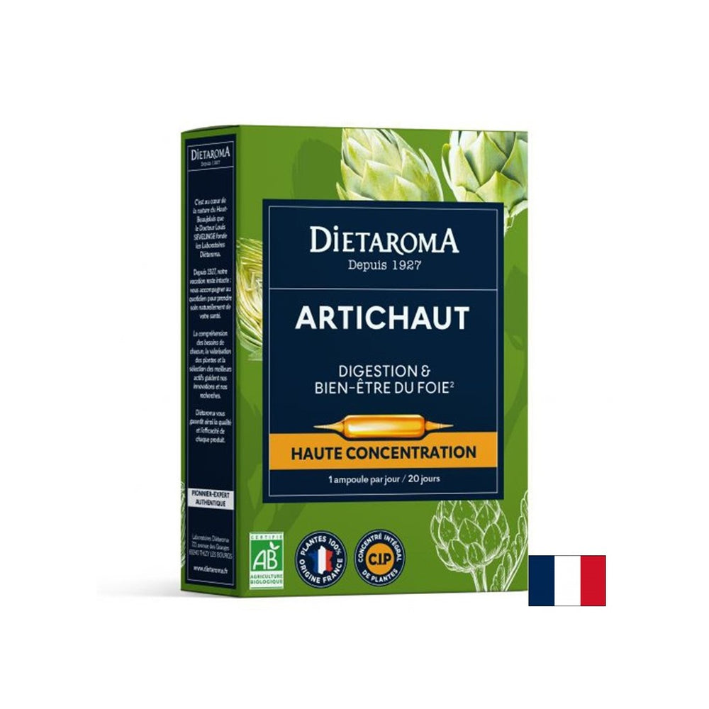 Bile et foie - artichauts, 20 ampoules à boire