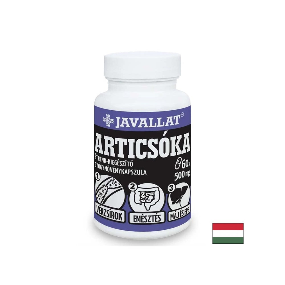Bile et foie - artichauts, 500 mg x 60 capsules